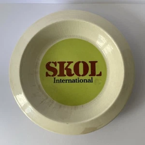 VINTAGE RETRO WADE REGICOR CERAMIC SKOL INTERNATIONAL LAGER ADVERTISING ASHTRAY - Picture 1 of 4