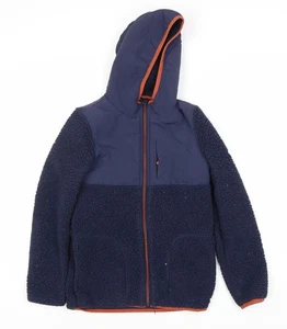 Joules Boys Blue Hooded Jacket 11-12 Years Winter - Picture 1 of 12