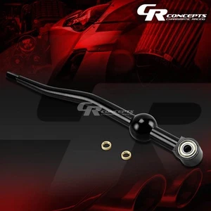 PALANCA DE CAMBIOS DE TIRO CORTO BILLET ALUMINIO MT DOBLE CURVA PARA CIVIC SOL/INTEGRA SI NEGRA - Imagen 1 de 4