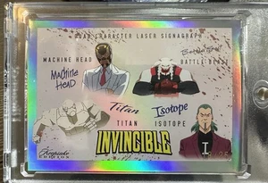 2025 Keepsake Invincible Quad Laser Signagraph 18/25 (solo uno su eBay) cattivi - Foto 1 di 3