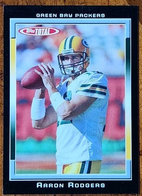 2006 Topps Total - Aaron Rodgers - Future HOF - SSP Black /50 - Packers Steelers - Image 1 of 4