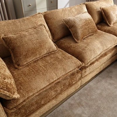 [Nuevo]UNITED WE WIN 112" Sofá seccional de gran tamaño sofá nube para sala de estar Foto 1 de 4