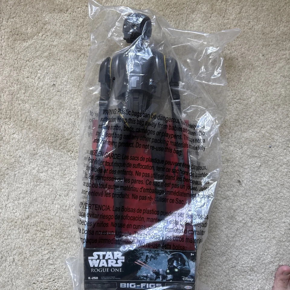 Figura de acción Star Wars Rogue One 20"" Big-Figs K-2SO Posable Alto Disney Foto 1 de 1