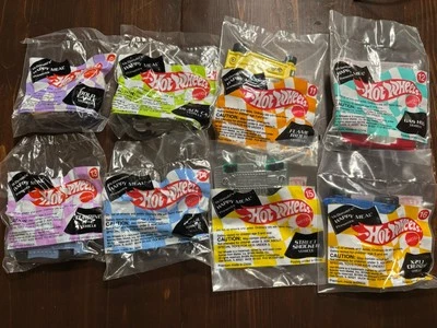 McDonalds Toys - Hot Wheels Collection - 1994 - Set of 8 - New - image 1 of 2