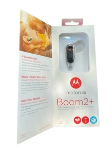Casque intra-auriculaire sans fil vintage Motorola Boom 2+ MH003 adaptateur secteur véhicule - Photo 1 sur 5