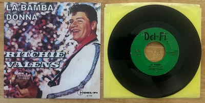 45 SP RITCHIE VALENS LA BAMBA DELFI 4110 GREEN LABEL BLACK LETTER - Image 1 of 2