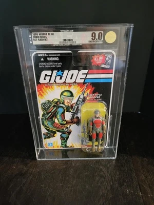 Sgt. Flash G.I. Joe Cobra 25 Aniversario Calificado AFA 9.0 Sin Circular 90 Foto 1 de 4