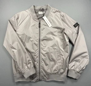 Avant Garde Paris Bomber Jacket Men’s Large Grey Lightweight Harrington NWT - Picture 1 of 16