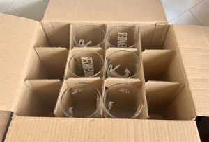 6x Ice Breaker Pale Ale Greene King Beer Pint Glass Boxed Etched Nucleated M20 - Picture 1 of 13