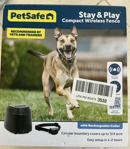 Valla inalámbrica compacta PetSafe Stay & Play PIF00-12917. Nuevo sellado de fábrica - Imagen 1 de 5