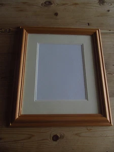 Solid Natural Wood Picture Frame for 8" x 10" Image Measures 18" x 16" , - Picture 1 of 10