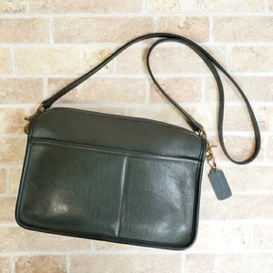 Coach Old Coach One Schultertasche Grün Leder Made in USA Gebraucht Vintage - Bild 1 von 10