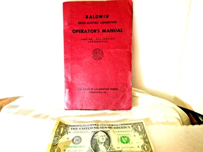 1950 Baldwin Diesel-Electric Locomotives Operator’s Manual 1600-HP AS-100 - Image 1 of 4