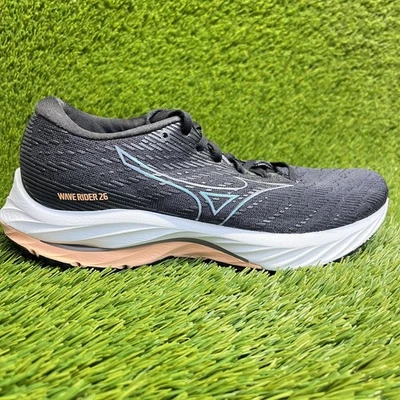 Mizuno Wave Rider 26 Womens Size 8.5 Black White Athletic Running Shoes Sneakers - Image 1 of 4