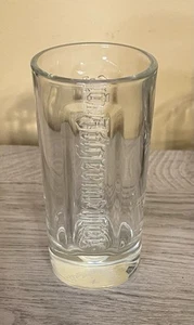 Jagermeister heavy tall slim shot glass embossed logo 0.1L 0,1l / ra 7 oz - Picture 1 of 7