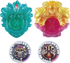 BANDAI Yo-kai Yokai Watch Medal Set SP Angkor Dead & Armor Terrace - Picture 1 of 4