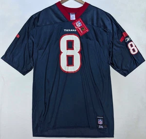 Houston Texans David Carr No. 8 Trikot Größe 2XL Reebok Mid-Tier NFL Lizenziert Neu mit Etikett - Bild 1 von 9