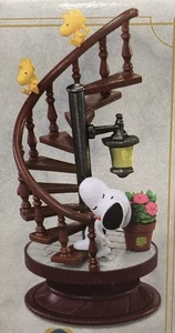 Re-ment Peanuts Snoopy Spiral Diorama #1 Spiral Staircase Figure Japan Import - Picture 1 of 6