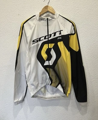 Camiseta deportiva Scott para hombre bicicleta ciclismo camiseta amarilla grande Foto 1 de 4