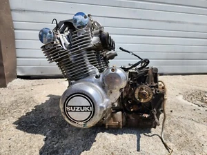 SUZUKI 79 GS1000 GS1000L ENGINE MOTOR TRANSMISSION RUNNING VIDEO COMP TESTED 9K - Picture 1 of 12