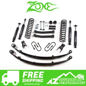 Zone Offroad 4.5" Lift Suspension w/ Leafs for 84-01 Jeep Cherokee XJ w/ Dana 35 - Bild 1 von 5