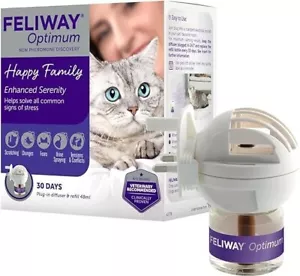 FELIWAY Optimum diffuser & 30 day refill, the best solution to ease cat anxiety - Picture 1 of 12