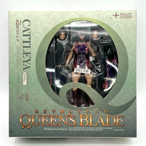 Kaiyodo Revoltech Queen's Blade No.009 Weapon Shop Cattleya Figure Cover