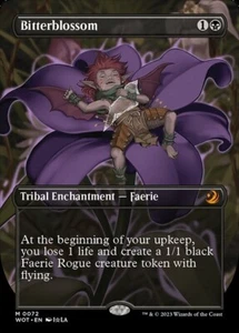MTG - (Borderless) BITTERBLOSSOM - WOE Enchanting Tales (M) - Bild 1 von 1
