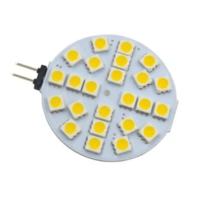 10x G4 24-5050 SMD LED Bulb Lights lamp Cabinet Light DC 12V Warm White 370LM #Y - Picture 1 of 3