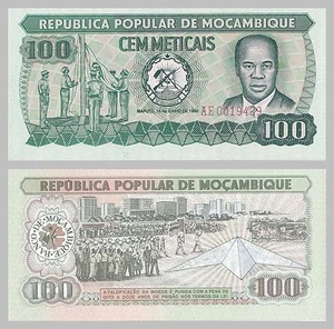 Mozambique/Mozambique 100 Metical 1980 p126 uncirculated - Picture 1 of 1