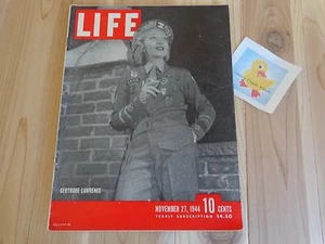 Life Magazine November 27 1944 Gertrude Lawrence Great Ads and Articles - Foto 1 di 10