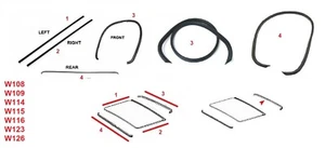 SUNROOF SEAL REPAIR KIT FITS MERCEDES W108 W109 W114 W115 W116 W123 W126 - Picture 1 of 1