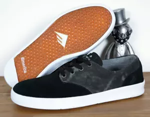 Emerica Skateboard Skate Schuhe Shoes Leo Romero Laced Black Print Suede 9/42 - Bild 1 von 1