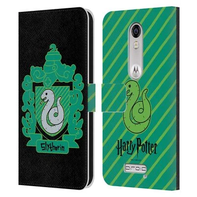 OFFICIAL HARRY POTTER DEATHLY HALLOWS I LEATHER BOOK CASE FOR MOTOROLA PHONES 2 - Image 1 of 4