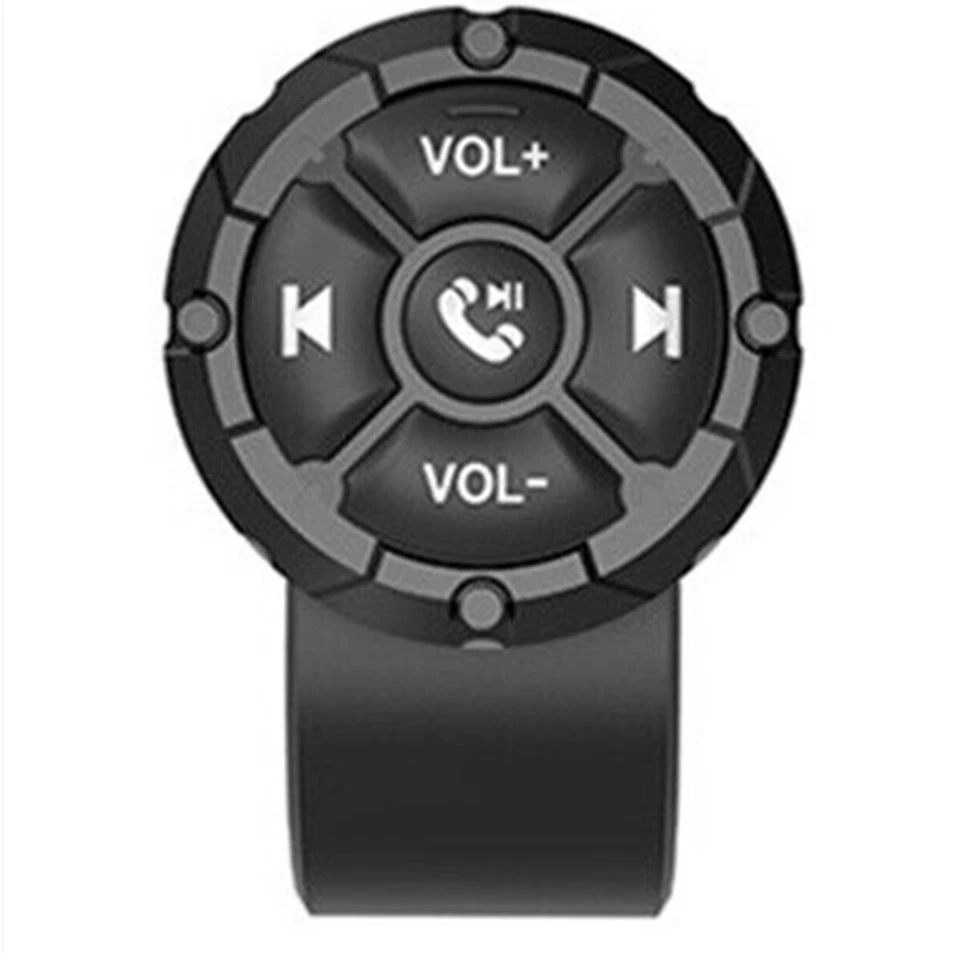 Car Steering Wheel Control Wireless Bluetooth Media Button Music Remote Control - Image 1 of 2