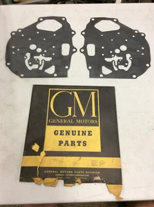 NOS Pair 50 51 52 Chevrolet Chevy Powerglide Transmission Case Gaskets 3693098 - Picture 1 of 3