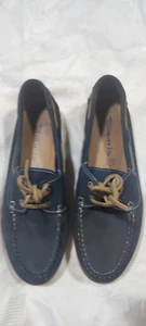 Tamaris Damen Halbschuhe GR-38 Leder blau - Bild 1 von 8