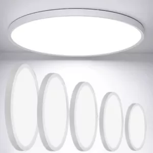 LED Deckenlampe Panel Deckenleuchte Wohn Schlafzimmer Küche Bad Flur Lampe Innen - Bild 1 von 22