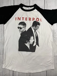 VGC! Interpol Marauder Tour Raglan Shirt 2018 Sz Large - Picture 1 of 8