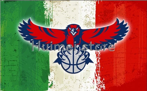 Atlanta Hawks Flag 3x5ft Banner Polyester basketball World Champions hawks014 Cover