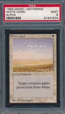 Alpha White Ward PSA 9 Graded Magic MTG (1574) -magicgraders- - Image 1 of 3