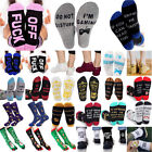 Letter Print Novelty Funny Socks Casual Party Favors Gift for Womens Mens Teens
