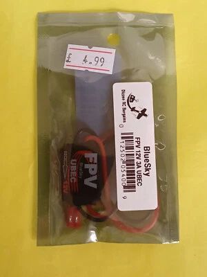 Bluesky FPV12V/3A UBEC Brushless for RC Model Aircraft Planes Helis Gliders - Image 1 of 2
