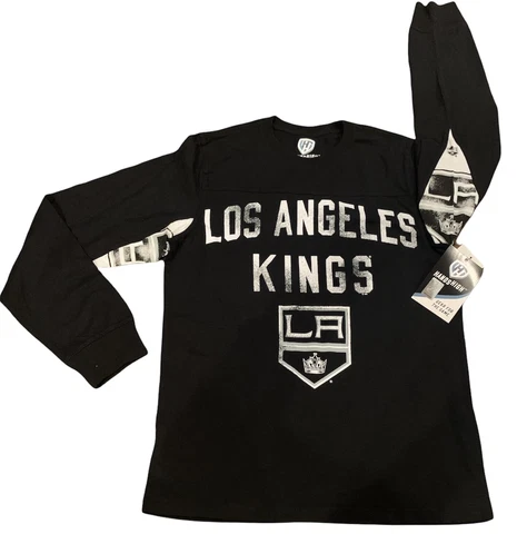 NHL Los Angeles Kings Hands High Mens Black Long Sleeve Shirt NEW!! Cover