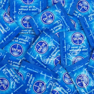 Skins Natural Condoms - Available in 7, 14, 28, 42, 70, 100, 200, 300 packs - Picture 1 of 6