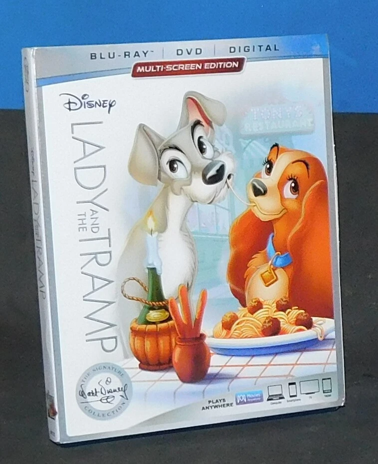 Lady and the Tramp (Blu-Ray/DVD, 2-Disc Set, 2018, Disney Signature Collection0 - Image 1 of 1