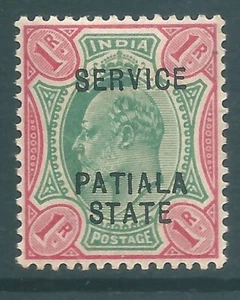 PATIALA STATE 1905 Edward VII MNH 1R Official SG O32 - Picture 1 of 2