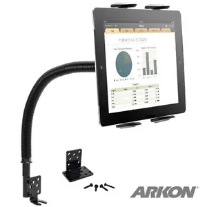TABFSM 18" Automotive Floor/Seat Mount for Apple iPad Samsung Galaxy Tab Lenovo - Picture 1 of 6