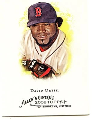 2008 TOPPS ALLEN & GINTER DAVID ORTIZ RED SOX #200 - Image 1 of 2