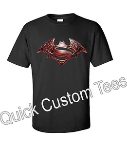 CAMISETA SUPERMAN & VS BATMAN DISEÑO MEZCLA PELÍCULA MUY BONITA GENIAL CAMISA NUEVA 1 - Imagen 1 de 6